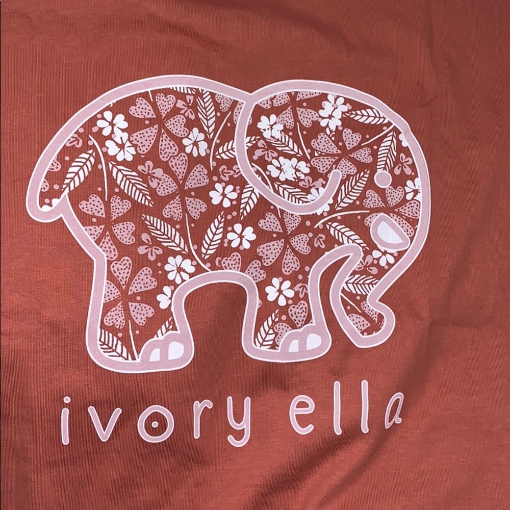 Ivory ella terracotta floral heart